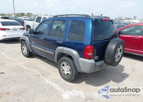 2004 Jeep Liberty Sport из США, поврежденный, VIN 1J4GL48K14W143782